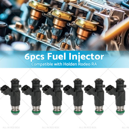 6PCS Fuel Injectors Suitable for Holden Rodeo RA JECS FBJC100 6VE1 3. 5L V6 03-06-2