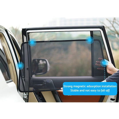 6x Foldable Window Mesh Sun Shade Suitable For Ford Everest UA 2015-2022-4